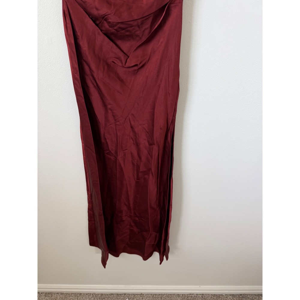 Staud Marcel Silk Dress – Sangria – Size 0 – NWT - Picture 4 of 8